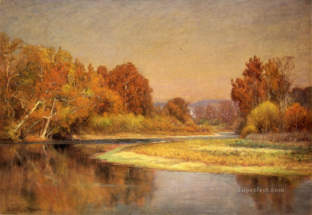 Sycamores on the Whitewater landscape John Ottis Adams Oil Paintings